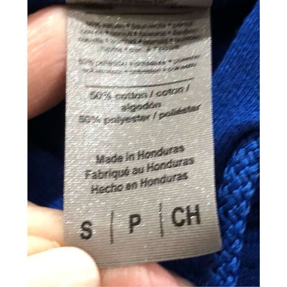 GILDAN - NWOT - L Sz S Heavy Blend Hooded Sweatshirt in Royal. Cotton/Poly Blend - Picture 14 of 15